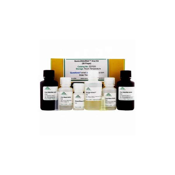 Zymo Research QuickDNA/RNA Viral Kit, 50 Preps ZD7020 Zoro